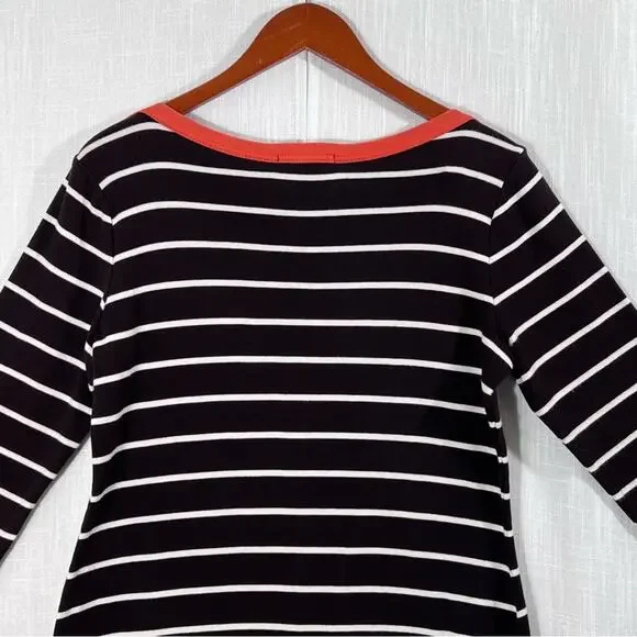 Lauren Ralph Lauren Cotton Striped Sheath Shirt Dress Size L - Picture 9 of 13